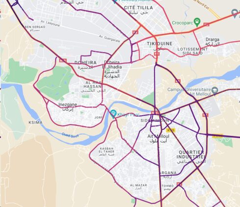 Site selection hotspots for fuel retail in UAE